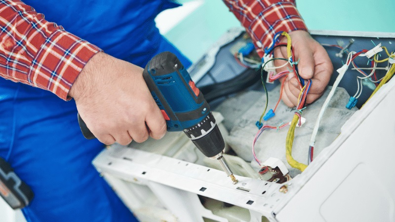 Gebze Demirdöküm Demirdöküm çamaşır makinesi kart tamiri – Su almama arızası orijinal parça ile giderildi. - Teknik servis örneği